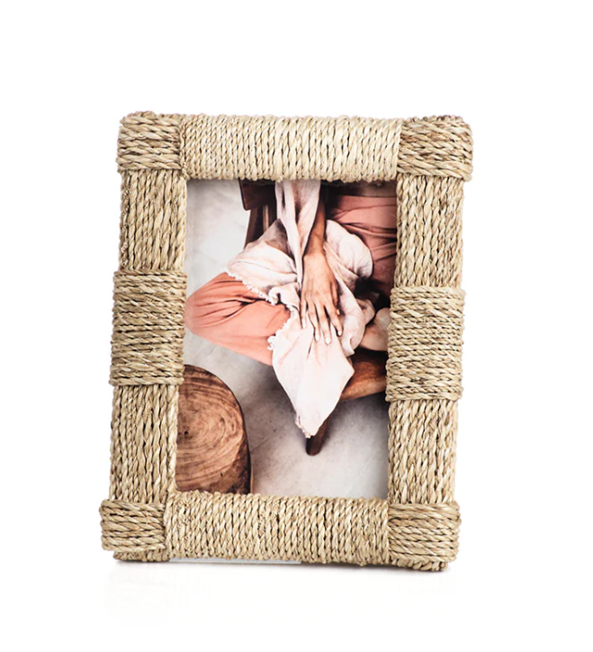 Abaca Rope Photo Frame