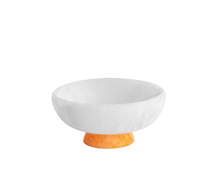 Resin Sorbet Md Rnd Bowl w/ Base