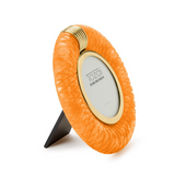 Burnt Sienna Round Frame