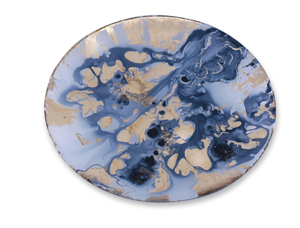 NEW ORLEANS Large Glass Platter