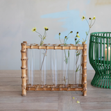 Bamboo Rack Bud Vase