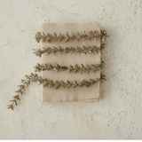 Faux Boxwood Garland w/ Glitter