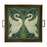 Two White Swans Decorative Tray