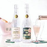 Acrylic Champagne Bottle + Glasses - Mahjong Social Club