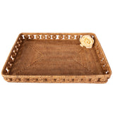 Rattan Inna Design Rectangular Tray – Decorative Serveware