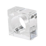 Crystal Napkin Ring High Clarity Set