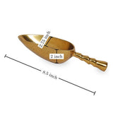 Medium Gilded Aluminum Ice Scoop