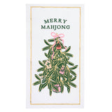 Ceramic Guest Napkin Tray + Napkins - Merry Mahjong
