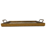 William Morris Corncockle Decorative Tray with Brass Handles