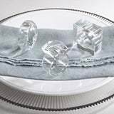 Crystal Napkin Ring High Clarity Set