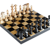 Bone Horn Folding Chess Set