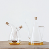 Oil and Vinegar Cruet with Cork Stoppers