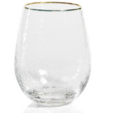 Negroni Hammered Stemless Glass