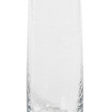 Negroni Hammered Stemless Flute w/Gold Rim
