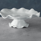 Vida Havana Pedestal Cake Plate White