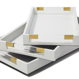 Decorative White Tray