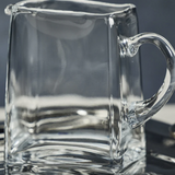 Beaufort Blown Glass Scissor Cut Pitcher
