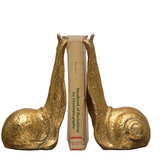 Cast Iron Snail Bookends