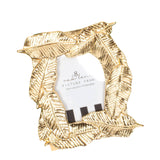 Gold Banana Leaf 4x6 Picture Frame