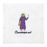 Champagne-Zee Cocktail Napkin